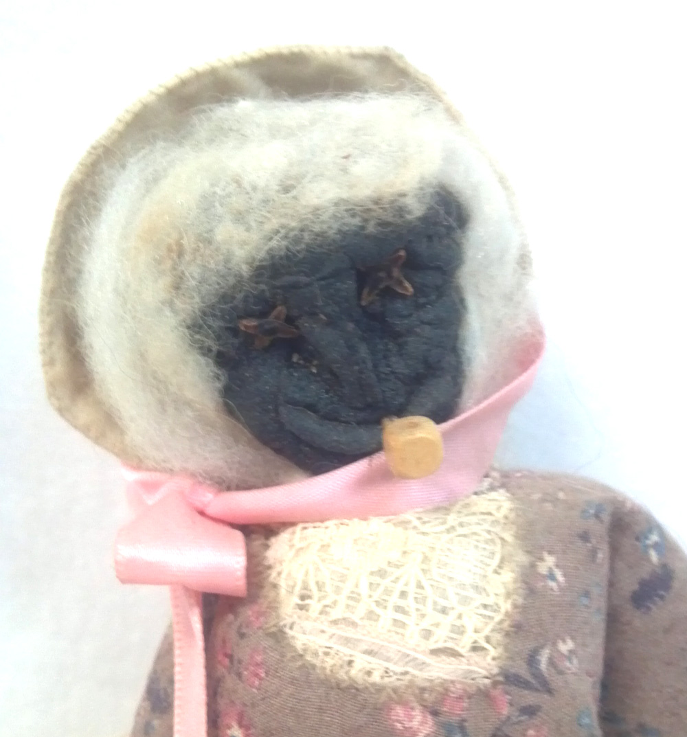 dried apple granny doll