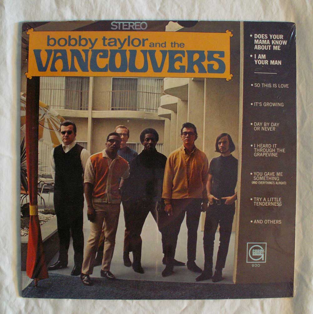 Bobby Taylor & The Vancouvers ST LP 1968 Motown Berry Gordy Jr Shrink ...