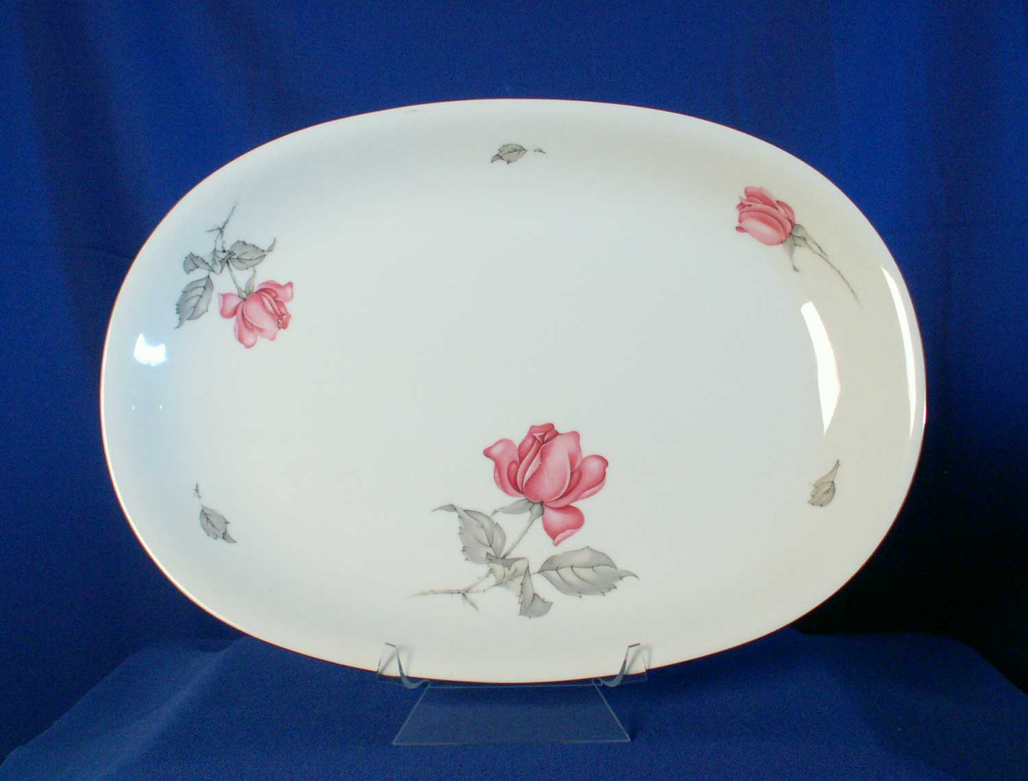 KPM 675 15 inch Platter Rosenthal Gold Trim Rose Krister Mark Germany ...