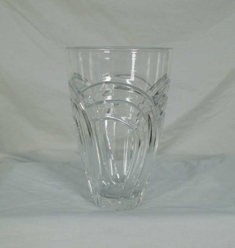 Miller Rogaska Maestro Flower Vase 8 Round Clear Cut Arch