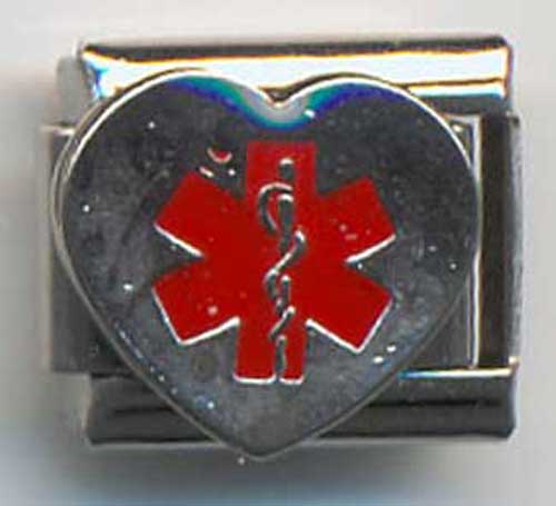 linQ Italian Charm EMS Star of Life EMTd020  